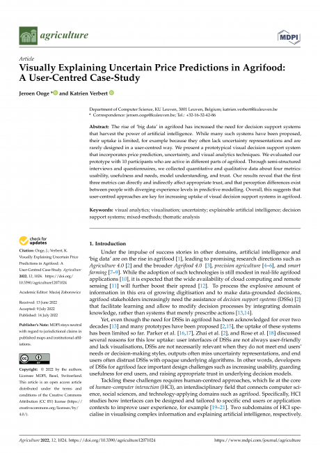 First page Agriculture 2022 paper